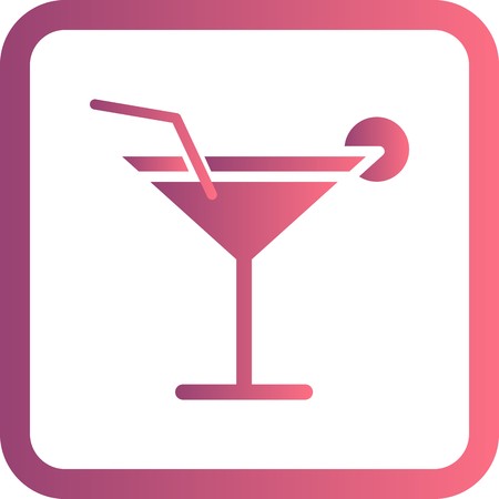 Vector Cocktail Iconのイラスト素材