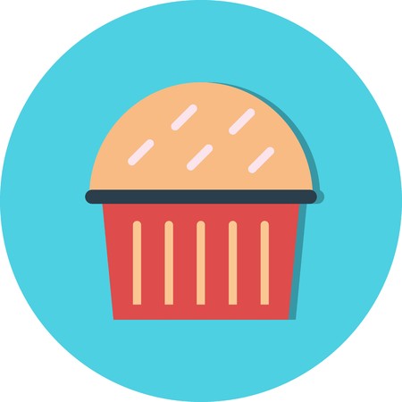 Vector Cupcake Iconのイラスト素材