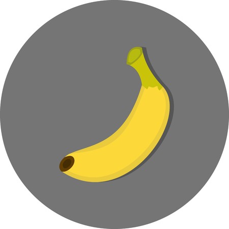 Vector Banana Iconのイラスト素材