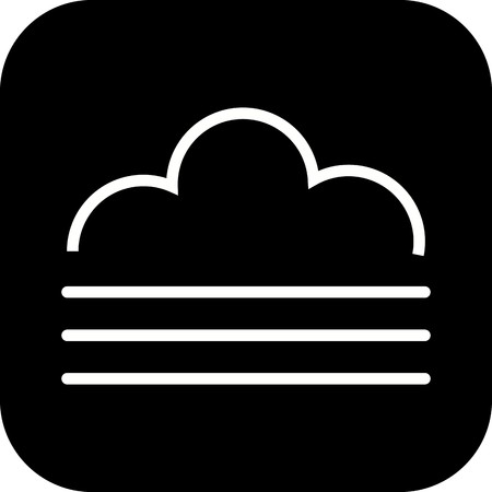 Vector Fog Iconのイラスト素材