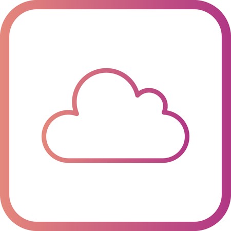 Vector Cloud Iconのイラスト素材