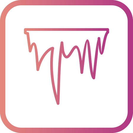 Vector Icicle Iconのイラスト素材