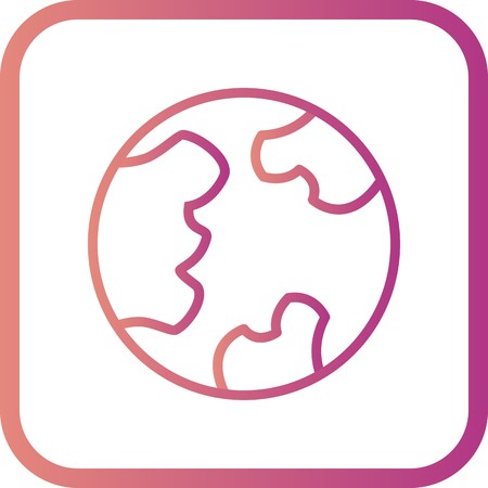 Vector Planet Earth Iconのイラスト素材