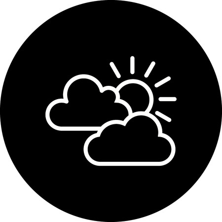 Vector Sunny Iconのイラスト素材