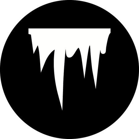 Vector Icicle Iconのイラスト素材