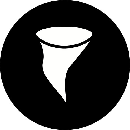 Vector Tornado Iconのイラスト素材