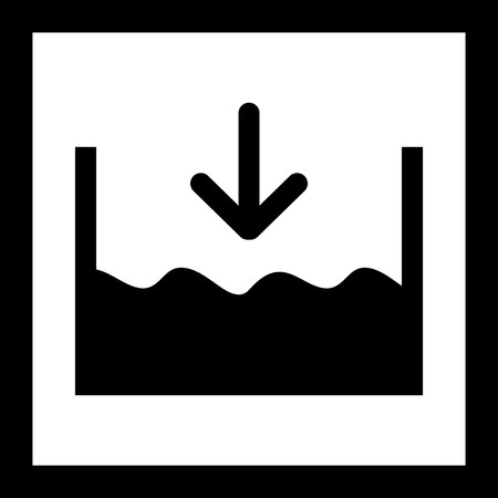 Vector Below sea level Iconのイラスト素材