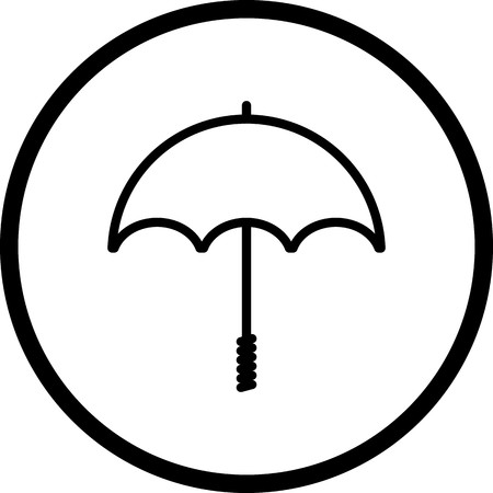 Vector Umbrella Iconのイラスト素材