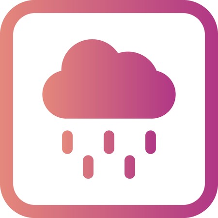 Vector Rain Iconのイラスト素材