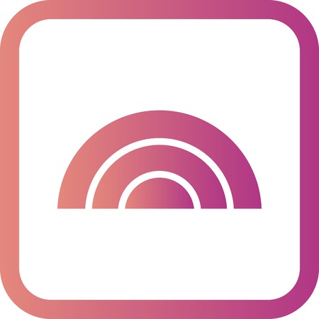 Vector Rainbow Iconのイラスト素材