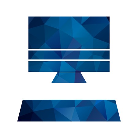 Vector Computer Iconのイラスト素材