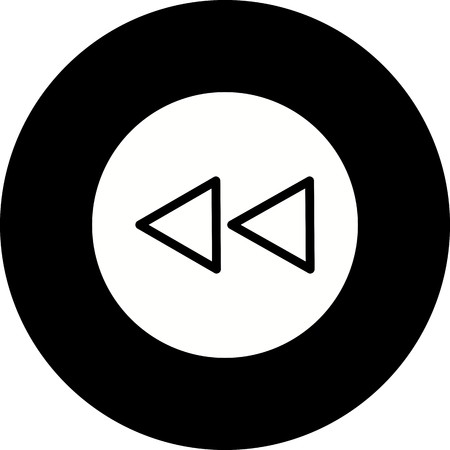 Vector Back Iconのイラスト素材