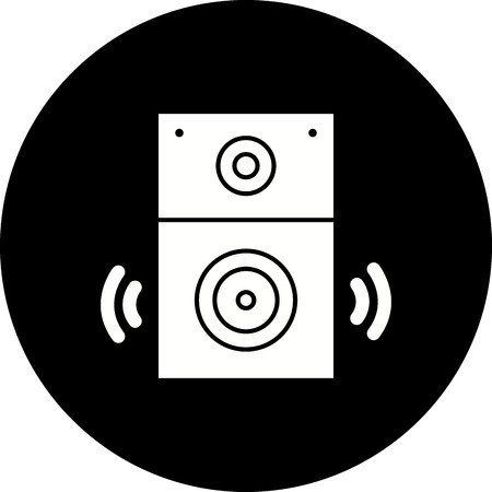 Vector Speaker Iconのイラスト素材