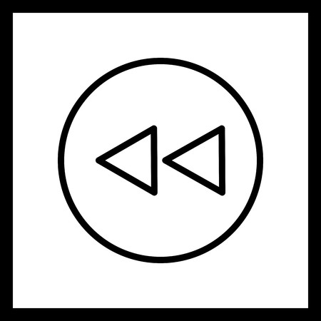 Vector Back Iconのイラスト素材