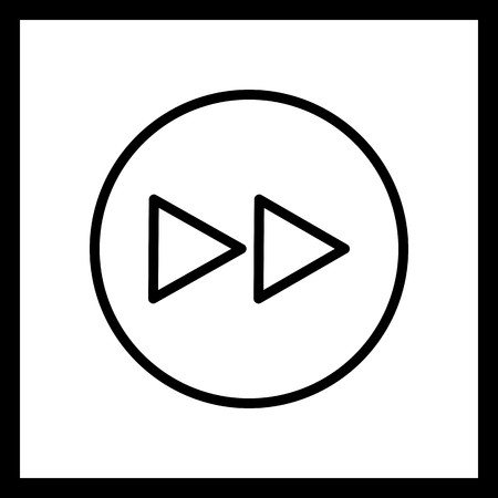 Vector Forward Iconのイラスト素材