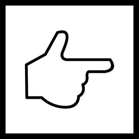 Vector Hand Iconのイラスト素材