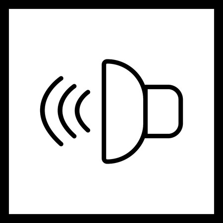 Vector Sound Iconのイラスト素材