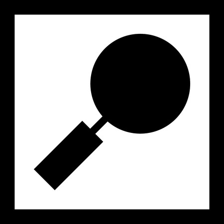 Vector Magnifying Glass Iconのイラスト素材