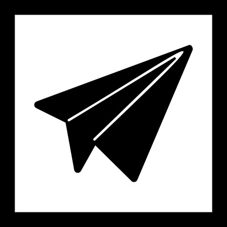 Vector Paper Plane Iconのイラスト素材