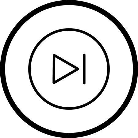 Vector Next Iconのイラスト素材