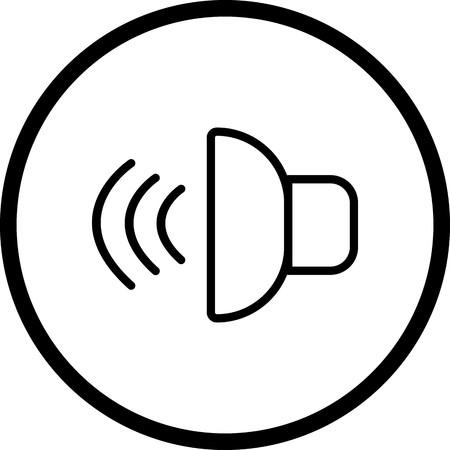 Vector Sound Iconのイラスト素材