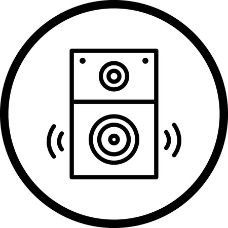 Vector Speaker Iconのイラスト素材