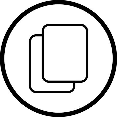 Vector Copy Iconのイラスト素材