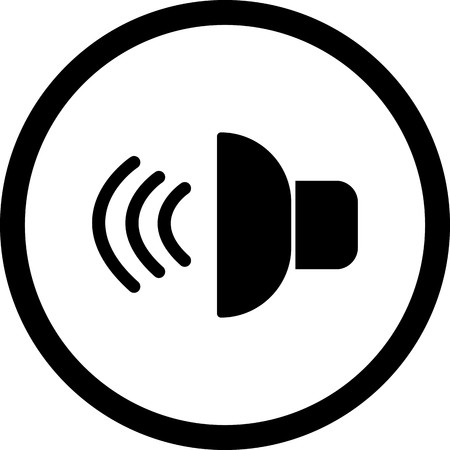 Vector Sound Iconのイラスト素材