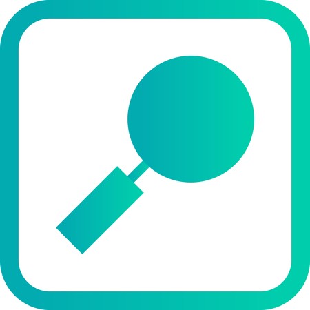 Vector Magnifying Glass Iconのイラスト素材