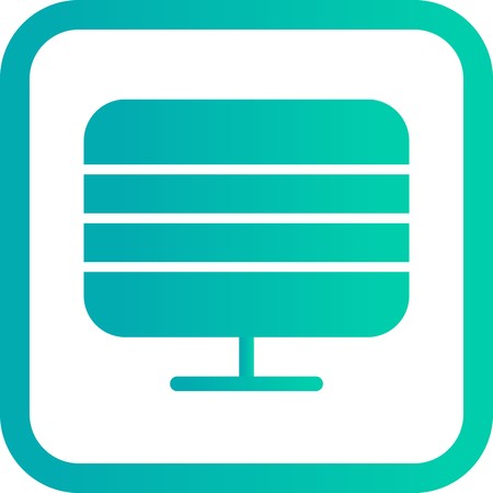 Vector Monitor Iconのイラスト素材