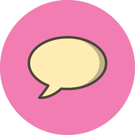 Vector Chat Iconのイラスト素材