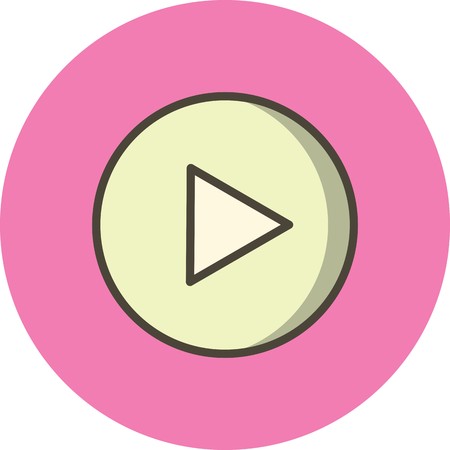 Vector Play Iconのイラスト素材