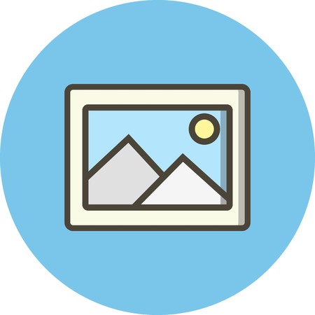 Vector Picture Iconのイラスト素材