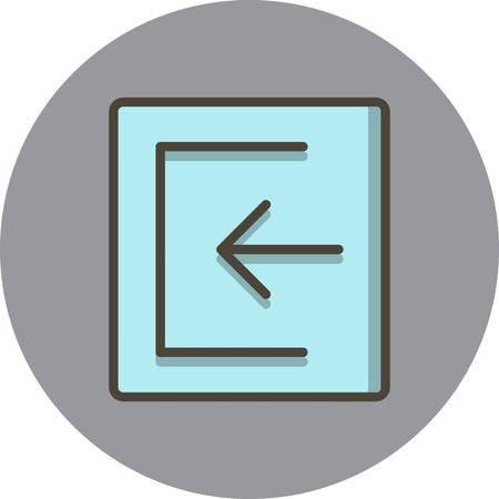Vector Sign In Iconのイラスト素材
