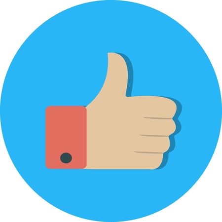 Vector Like Iconのイラスト素材