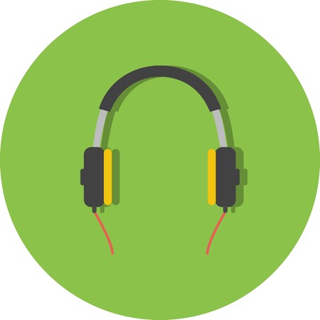 Vector Headphones Iconのイラスト素材