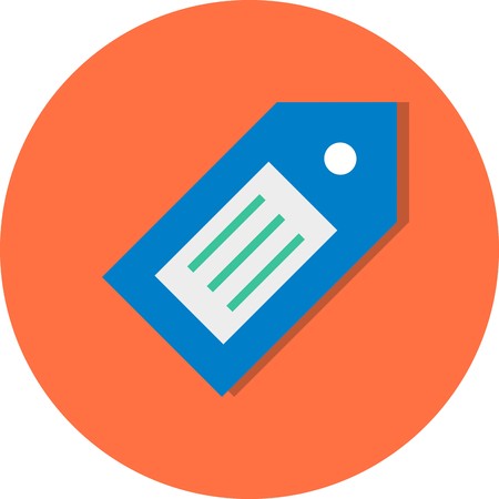 Vector Tag Iconのイラスト素材