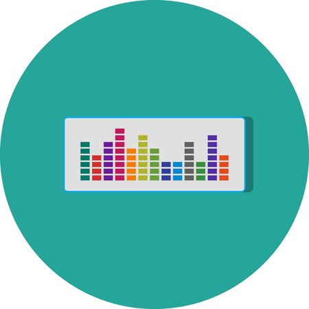 Vector Sound Beats Iconのイラスト素材
