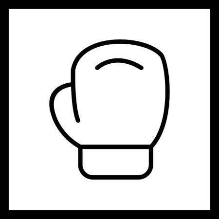 Vector Boxing Iconのイラスト素材