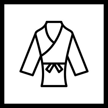 Vector Karate Costume Iconのイラスト素材