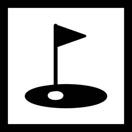 Vector Golf Iconのイラスト素材