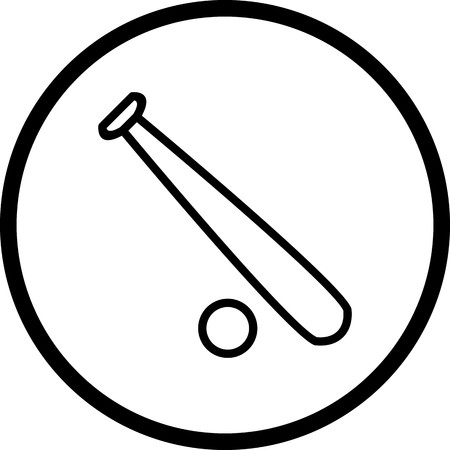 Vector Base And Ball Iconのイラスト素材