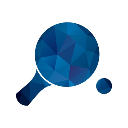 Vector table tennis Iconのイラスト素材