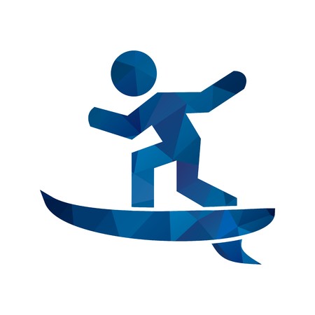 Vector Surf Iconのイラスト素材