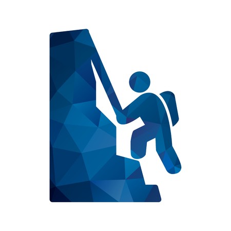 Vector Climbing Iconのイラスト素材