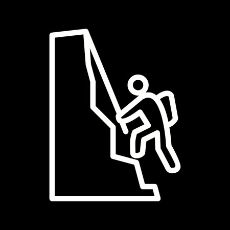 Vector Climbing Iconのイラスト素材