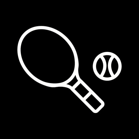 Vector Tennis Iconのイラスト素材