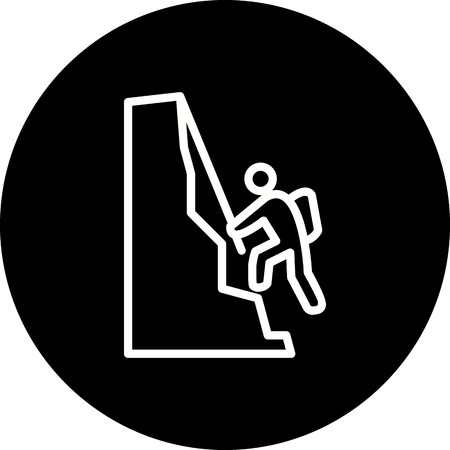 Vector Climbing Iconのイラスト素材