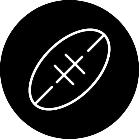 Vector Rugby Iconのイラスト素材