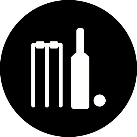 Vector Cricket Iconのイラスト素材